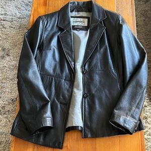 Leather jacket/blazer